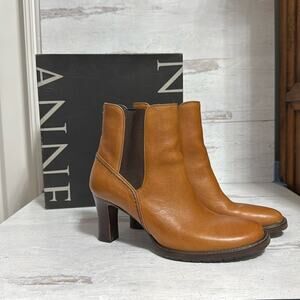 Gently used Cole Haan tan booties. Size 8.5.